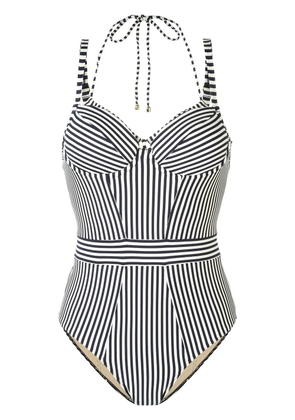 Marlies Dekkers 'Holi Vintage' plunge balcony bathing suit - Blue