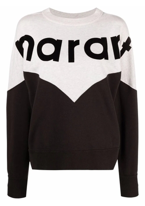 MARANT ÉTOILE logo-embroidered sweatshirt - Black