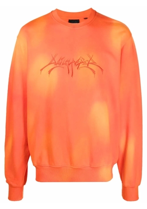 Daily Paper graffiti logo-print jumper - Orange