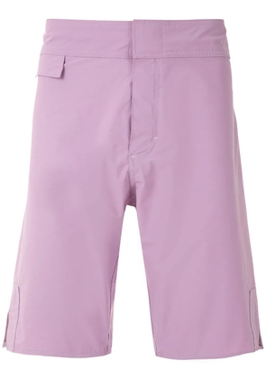 Amir Slama plain swim shorts - Purple