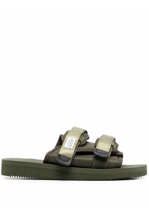 Suicoke Moto-Cab touch-strap sandals - Green