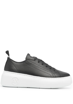 Armani Exchange chunky lace-up sneakers - Black