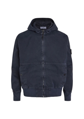 Stone Island zip-up hoodie - Blue
