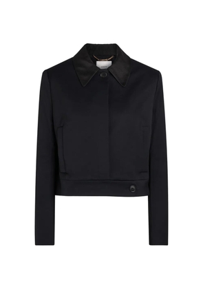 JOSEPH Abbe boxy stretch-crepe jacket - Black