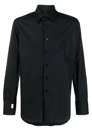 Billionaire Silver Cut long-sleeved shirt - Black