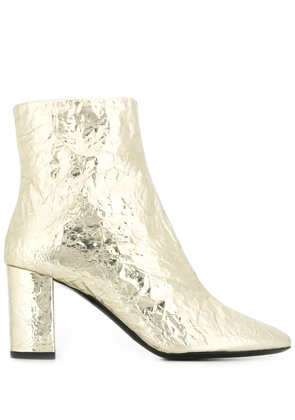 Saint Laurent Lou ankle boots - Gold