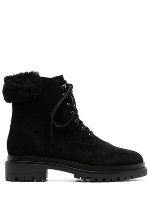 Lauren Ralph Lauren Carlee shearling-trim bootie - Black
