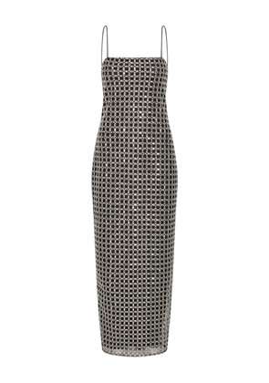 ROTATE BIRGER CHRISTENSEN beaded slip maxi dress - Black