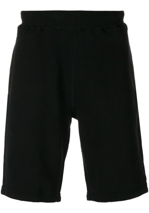 Sunspel straight leg track shorts - Black