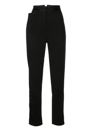 Valery Kovalska tapered high waisted trousers - Black