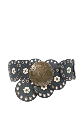 ETRO floral-print belt - Blue