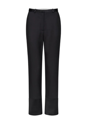 LouLou de Saison Mahoney belt-loops trousers - Black