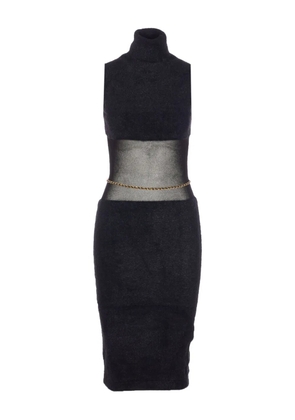 Elisabetta Franchi sleeveless midi dress - Black