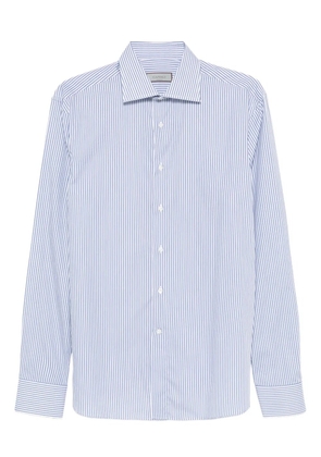 Canali striped cotton shirt - White