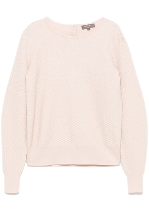 N.Peal Tuck Stitch sweater - Neutrals