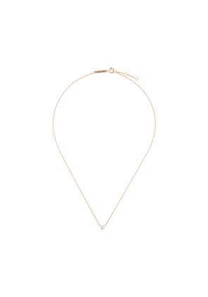 Delfina Delettrez Dots Solitaire diamond necklace - Metallic