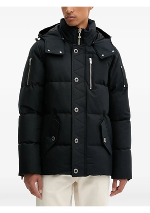Moose Knuckles hooded quilted jacket - Black