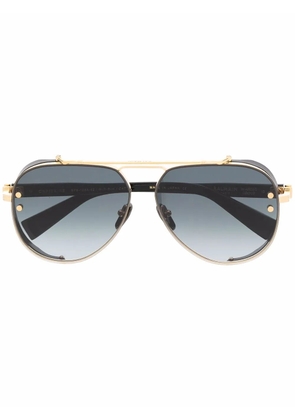 Balmain Eyewear pilot-frame sunglasses - Black