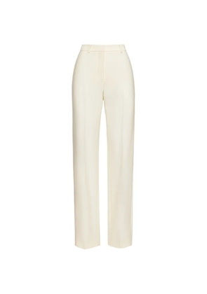 Oscar de la Renta straight-leg wool trousers - Neutrals