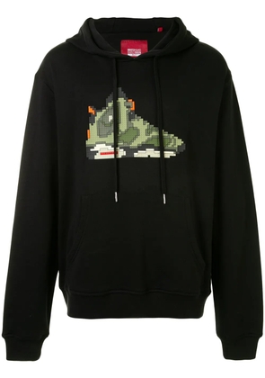 Mostly Heard Rarely Seen 8-Bit graphic sneaker print T-shirt - Black