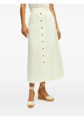 Brooks Brothers button midi skirt - Neutrals