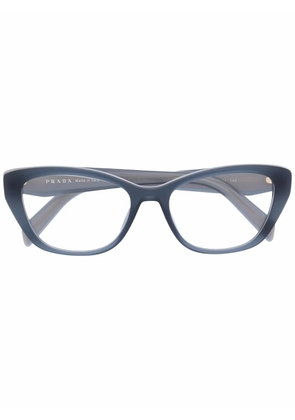 Prada Eyewear cat-eye frame glasses - Blue