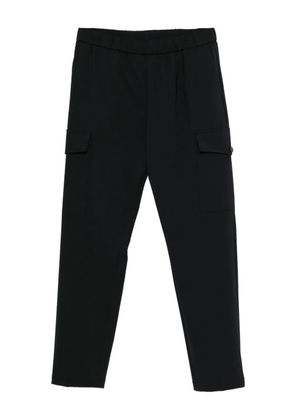 LES HOMMES logo-plaque trousers - Black