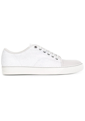 Lanvin contrast toe cap sneakers - White