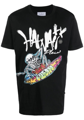 Philipp Plein Hawaii graphic-print T-shirt - Black