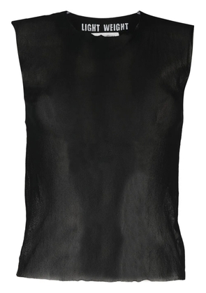 Maison Martin Margiela Pre-Owned 2000s sheer-panel T-shirt - Black