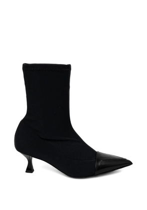 Love Moschino pointed-toe heeled boots - Black