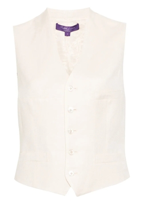 Ralph Lauren Collection logo-jacquard vest - Neutrals