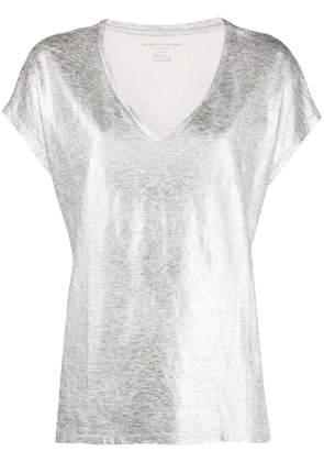 Majestic Filatures metallic T-shirt - Grey
