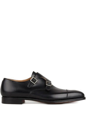Crockett & Jones double buckle loafers - Black