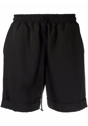 Alchemy piped trim running shorts - Black