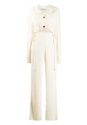 Nanushka cut-out jumpsuit - Neutrals
