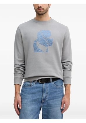 Karl Lagerfeld graphic crew-neck sweatshirt - Grey