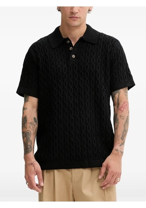 Les Deux short-sleeve polo shirt - Black