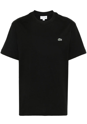Lacoste logo-patch cotton T-shirt - Black