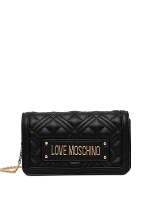 Love Moschino chain-strap shoulder bag - Black