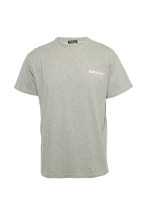 Balenciaga Pre-Owned 2018 logo jersey T-shirt - Grey