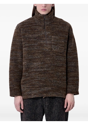 Engineered Garments mélange-effect jumper - Brown