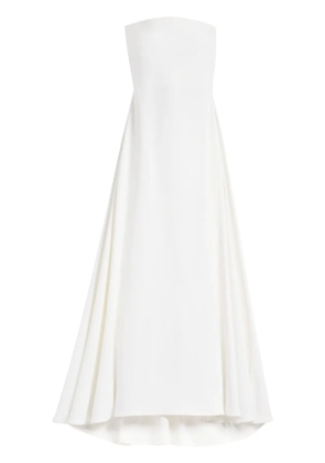Jacquemus strapless maxi dress - White