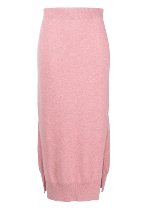 Barrie high-waisted knit skirt - Pink