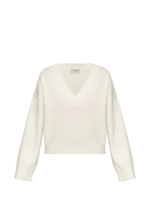 Officine Generale Misty V-neck sweater - Neutrals