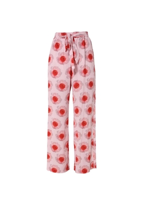 Baum Und Pferdgarten floral tie trousers - Pink