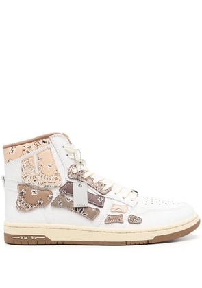 AMIRI bandana panelled sneakers - White