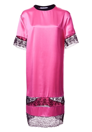 Givenchy lace panel T-shirt dress - Pink
