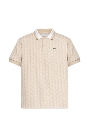 Lacoste patterned polo shirt - Neutrals