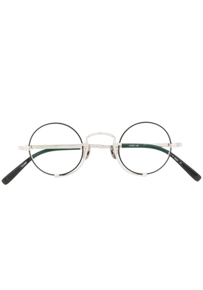 Matsuda circle framed glasses - Metallic